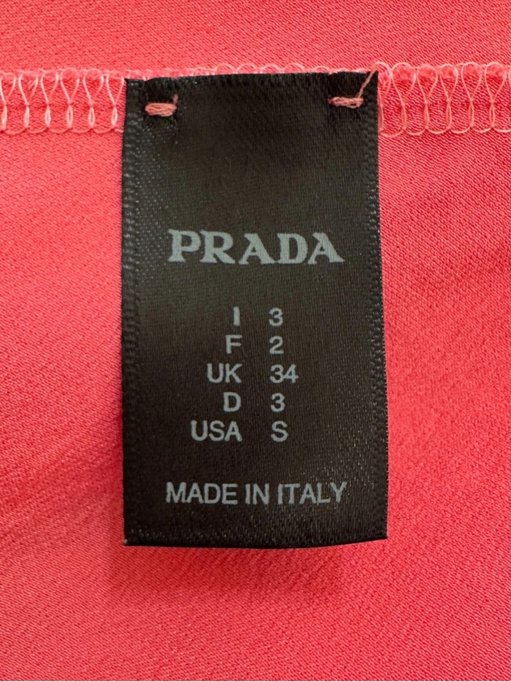 Prada Vibrant Pink Silk-Cotton Blend Top